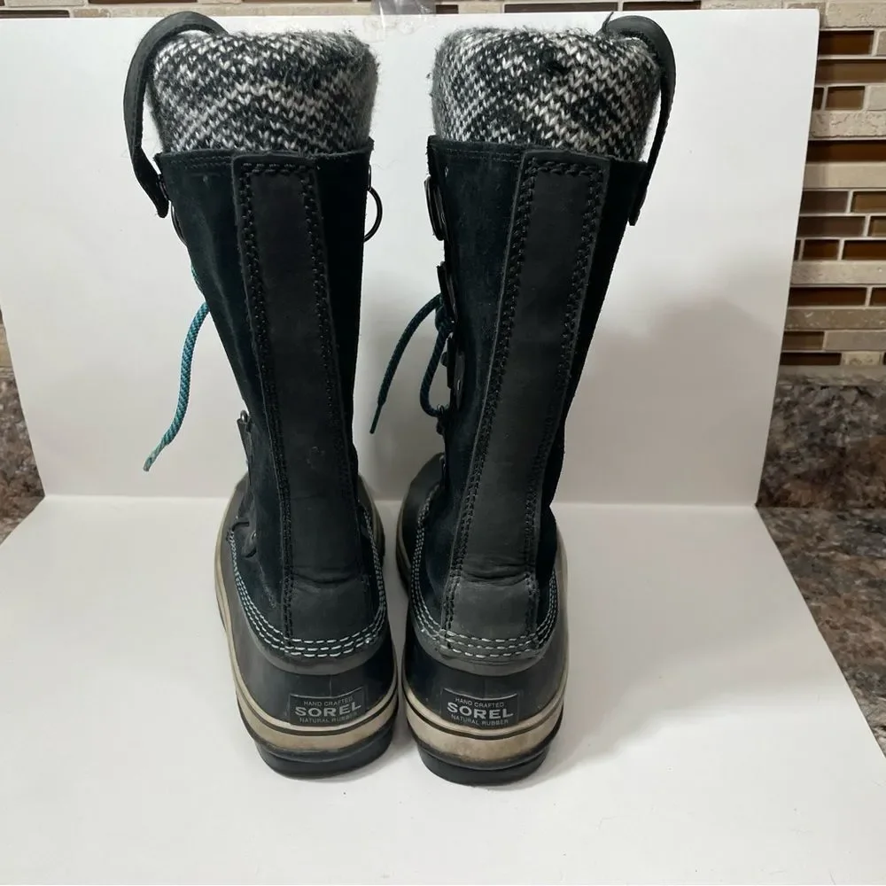 Sorel Joan of Arctic Black Waterproof Tall Winter Boots